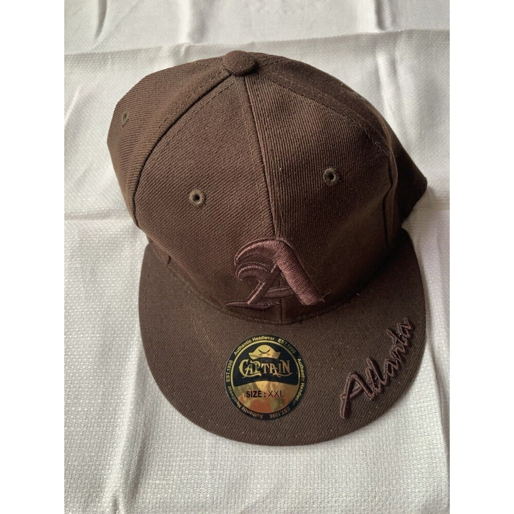 Atlanta Braves Burntwood Brown Ballcap Baseball Hat Size XXL